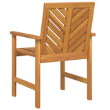 Garden Dining Chairs 8 pcs Brown 59 x 62.5 x 89 cm - Close-Up Angle