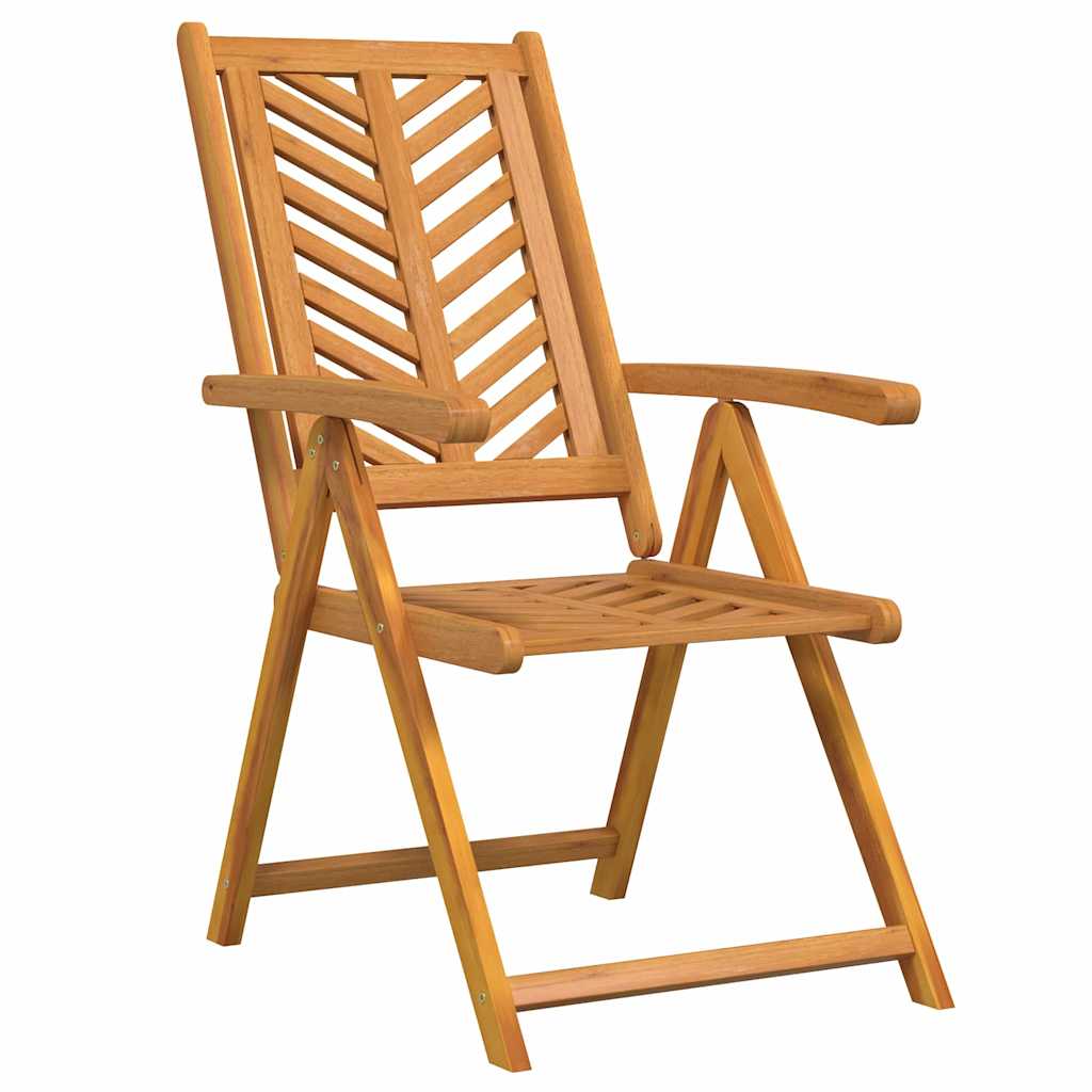 Reclining Chair 8 pcs Brown 57 x 71 x 90cm Wood