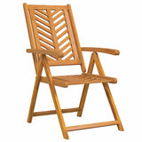 Reclining Chair 8 pcs Brown 57 x 71 x 90cm Wood - Top-Down View