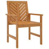 3 Piece Garden Lounge Set Solid Wood Acacia - Side View