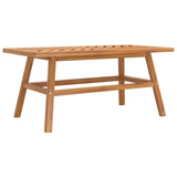 Coffee Table 100x50x45 cm Solid Wood Acacia - Front View