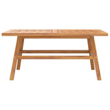 Coffee Table 100x50x45 cm Solid Wood Acacia - Side View