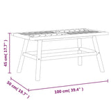 2 Piece Garden Lounge Set Solid Wood Acacia - Low Angle
