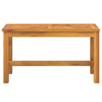 Garden Bench 80 cm Solid Wood Acacia