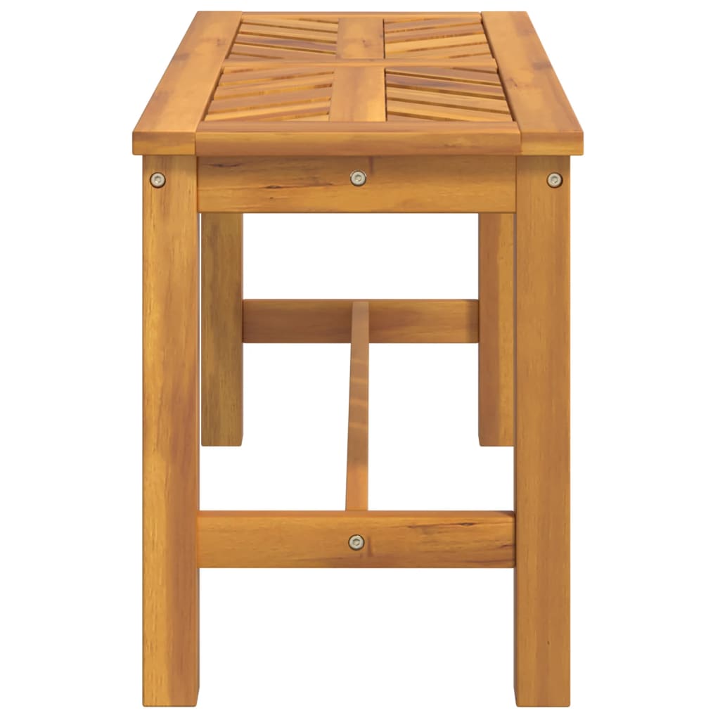 Garden Bench 80 cm Solid Wood Acacia