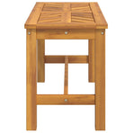Garden Bench 80 cm Solid Wood Acacia