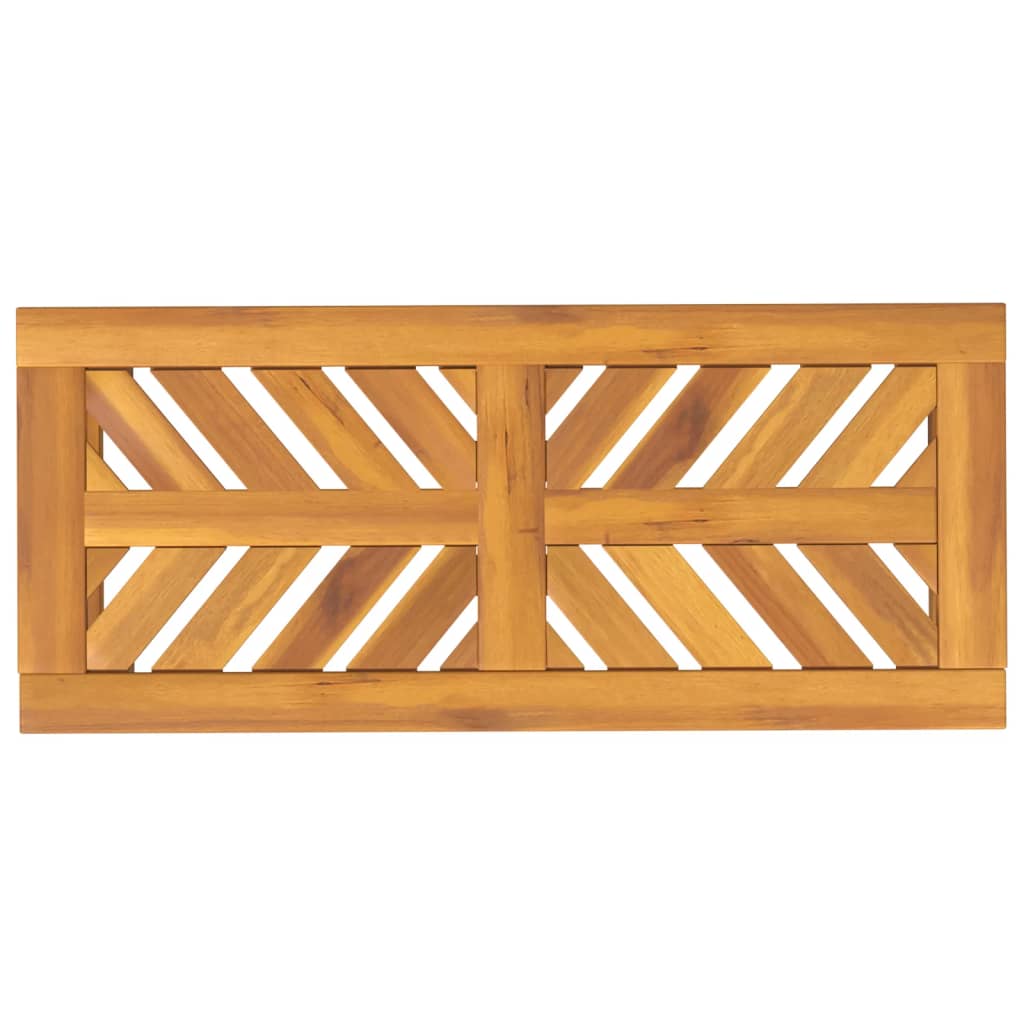 Garden Bench 80 cm Solid Wood Acacia
