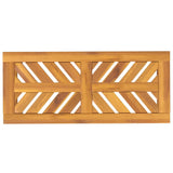 Garden Bench 80 cm Solid Wood Acacia - 45-Degree Angle