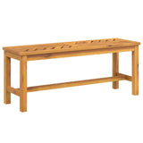 Garden Bench 110 cm Solid Wood Acacia - Front View