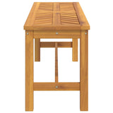 Garden Bench 110 cm Solid Wood Acacia