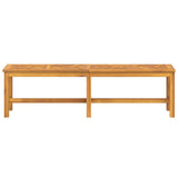 Garden Bench 150 cm Solid Wood Acacia - Side View