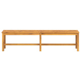 Garden Bench 180 cm Solid Wood Acacia - Side View