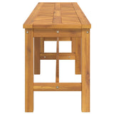 Garden Bench 180 cm Solid Wood Acacia - Top-Down View