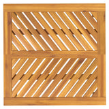 Garden Dining Table 90x90x74 cm Solid Wood Acacia - 45-Degree Angle