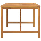 Garden Dining Table 150x90x74 cm Solid Wood Acacia - Top-Down View