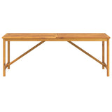 Garden Dining Table 200x90x74 cm Solid Wood Acacia