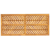 Garden Dining Table 200x90x74 cm Solid Wood Acacia - 45-Degree Angle