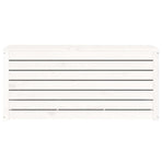 Garden Box White 101x50.5x46.5 cm Solid Wood Pine