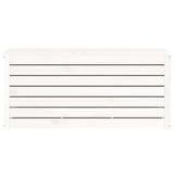 Garden Box White 101x50.5x46.5 cm Solid Wood Pine - 45-Degree Angle