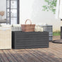 Garden Box Grey 101x50.5x46.5 cm Solid Wood Pine