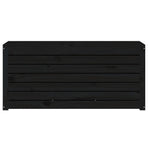 Garden Box Black 101x50.5x46.5 cm Solid Wood Pine