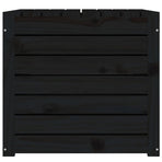 Garden Box Black 101x50.5x46.5 cm Solid Wood Pine