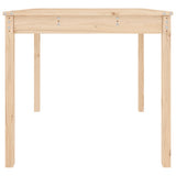 Garden Table 82.5x82.5x76 cm Solid Wood Pine