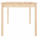 Garden Table 82.5x82.5x76 cm Solid Wood Pine