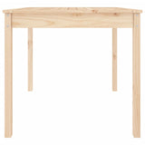Garden Table 82.5x82.5x76 cm Solid Wood Pine - Rear View