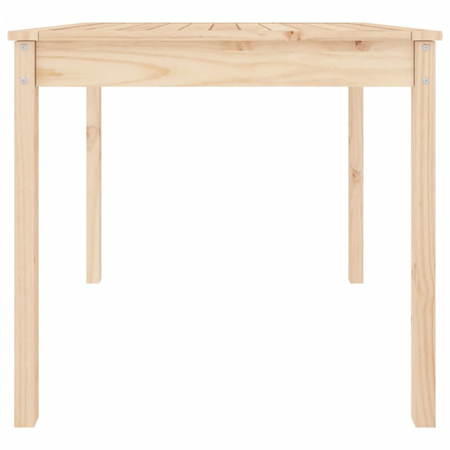 Garden Table 82.5x82.5x76 cm Solid Wood Pine