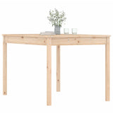 Garden Table 121x82.5x76 cm Solid Wood Pine - Top-Down View