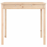 Garden Table 121x82.5x76 cm Solid Wood Pine