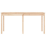 Garden Table 159.5x82.5x76 cm Solid Wood Pine - 45-Degree Angle