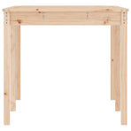 Garden Table 159.5x82.5x76 cm Solid Wood Pine