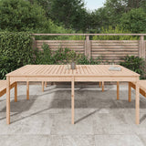 Garden Table 203.5x100x76 cm Solid Wood Pine - Side View