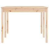 Garden Table 203.5x100x76 cm Solid Wood Pine - Rear View
