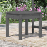 Garden Bench Grey 50x44x45 cm Solid Wood Pine - Side View