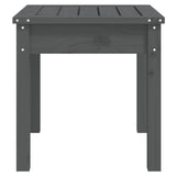 Garden Bench Grey 50x44x45 cm Solid Wood Pine - 45-Degree Angle