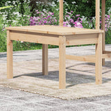 Garden Bench 80x44x45 cm Solid Wood Pine - Side View