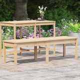 2-Seater Garden Bench 159.5x44x45 cm Solid Wood Pine - Side View