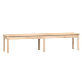 2-Seater Garden Bench 203.5x44x45 cm Solid Wood Pine - Front View