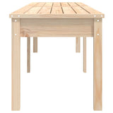 2-Seater Garden Bench 203.5x44x45 cm Solid Wood Pine - 45-Degree Angle