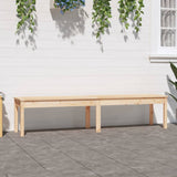 2-Seater Garden Bench 203.5x44x45 cm Solid Wood Pine