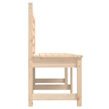 Garden Bench 201.5 cm Solid Wood Pine - 45-Degree Angle