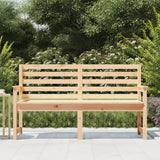Garden Bench 159.5x48x91.5 cm Solid Wood Pine - Side View