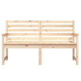 Garden Bench 159.5x48x91.5 cm Solid Wood Pine