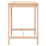 Garden Table 82.5x82.5x110 cm Solid Wood Pine - 45-Degree Angle