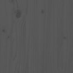 Garden Table Grey 121x82.5x110 cm Solid Wood Pine