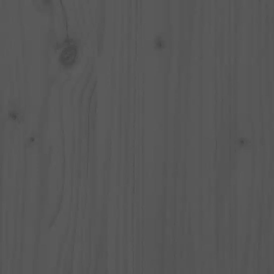 Garden Table Grey 121x82.5x110 cm Solid Wood Pine