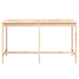 Garden Table 203.5x90x110 cm Solid Wood Pine